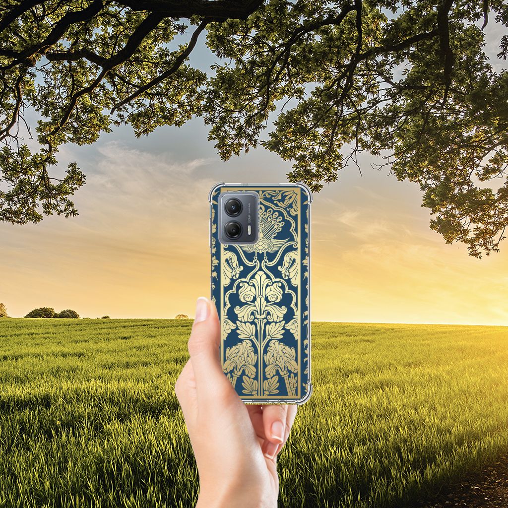 Motorola Moto G53 Case Beige Flowers B2C Telecom