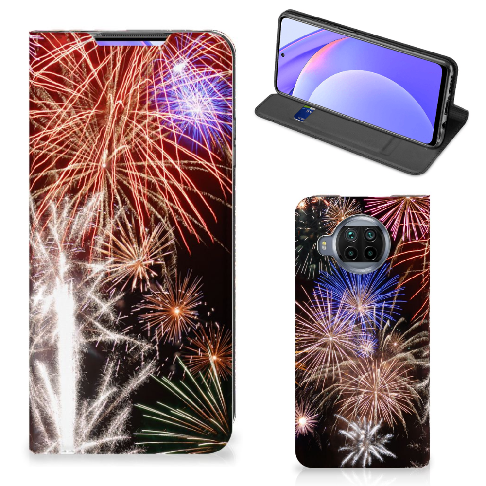 Xiaomi Mi 10T Lite Hippe Standcase Vuurwerk - B2C Telecom
