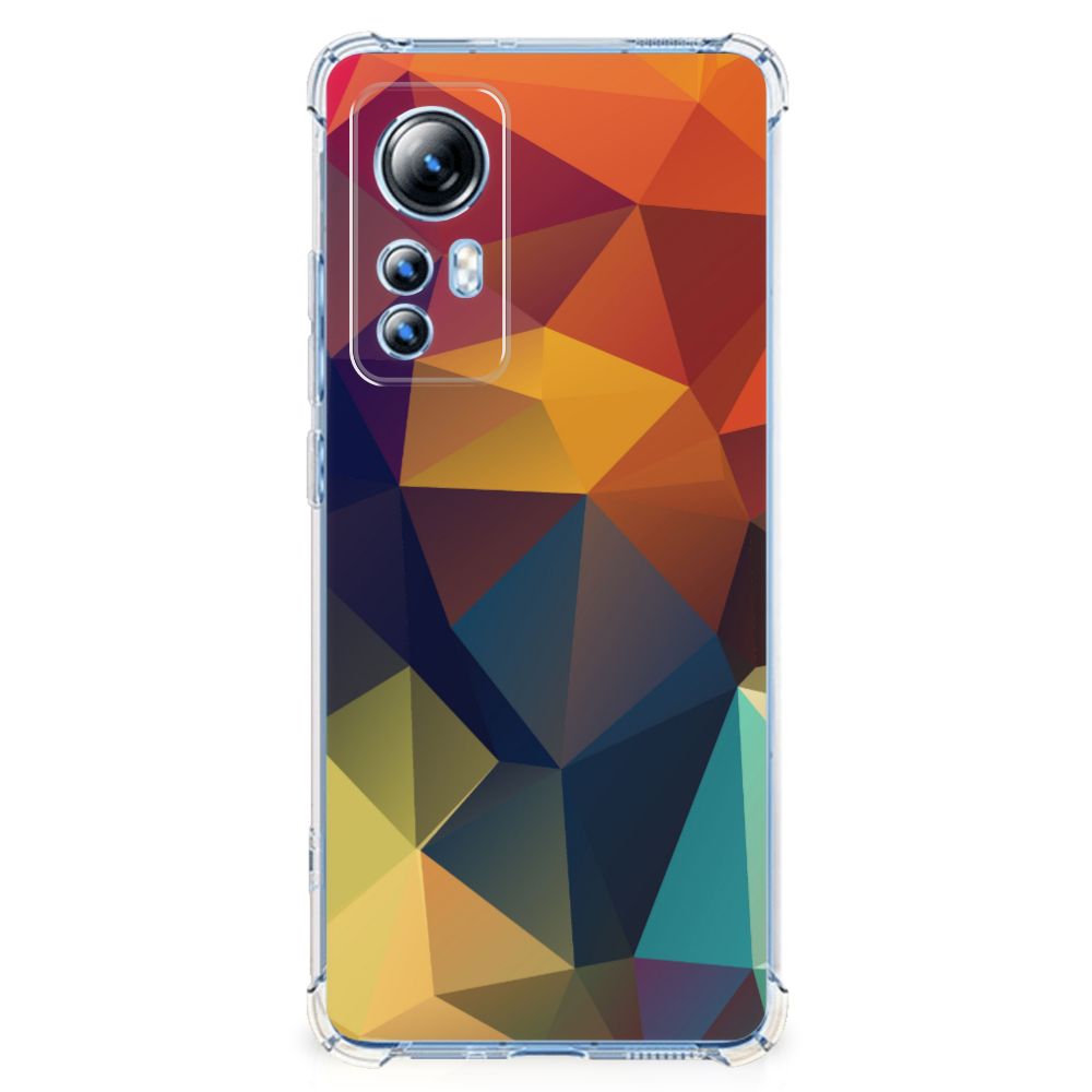 Xiaomi 12 Lite Shockproof Case Polygon Color B2C Telecom