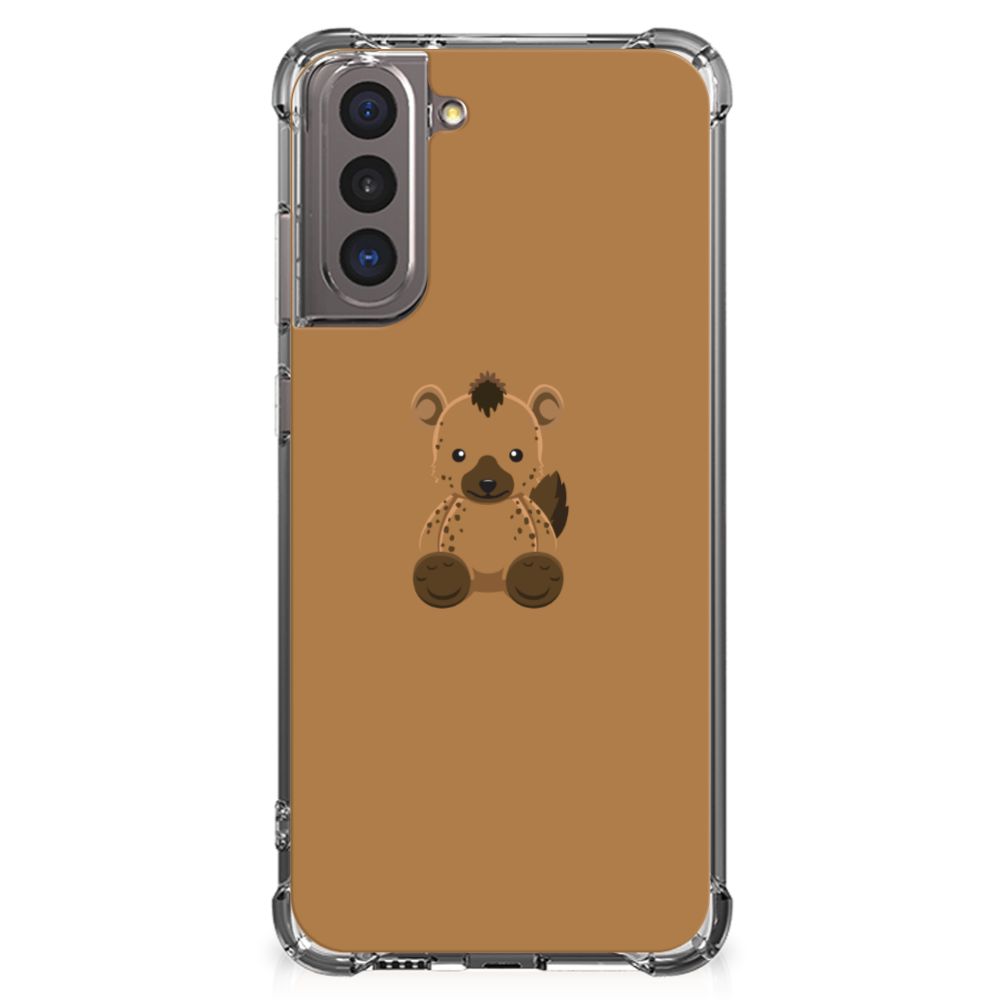 Samsung Galaxy S21 Stevig Bumper Hoesje Baby Hyena