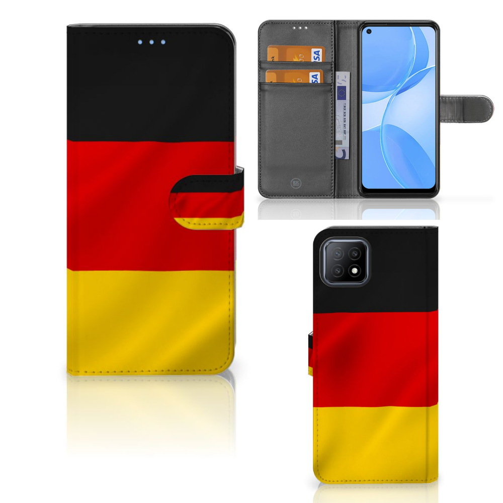 OPPO A73 5G Bookstyle Case Duitsland