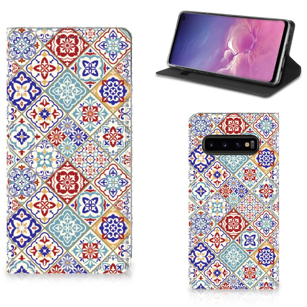 Samsung Galaxy S10 Standcase Tiles Color