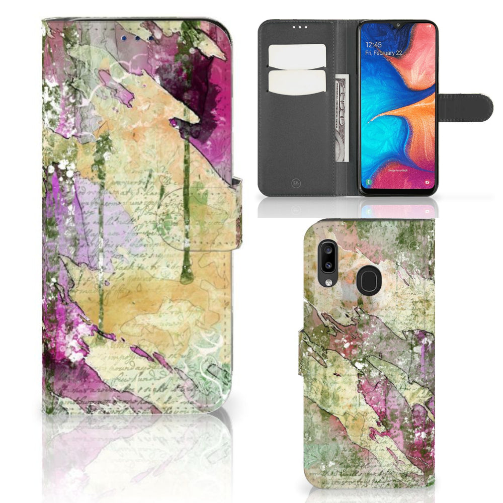 Hoesje Samsung Galaxy A30 Letter Painting
