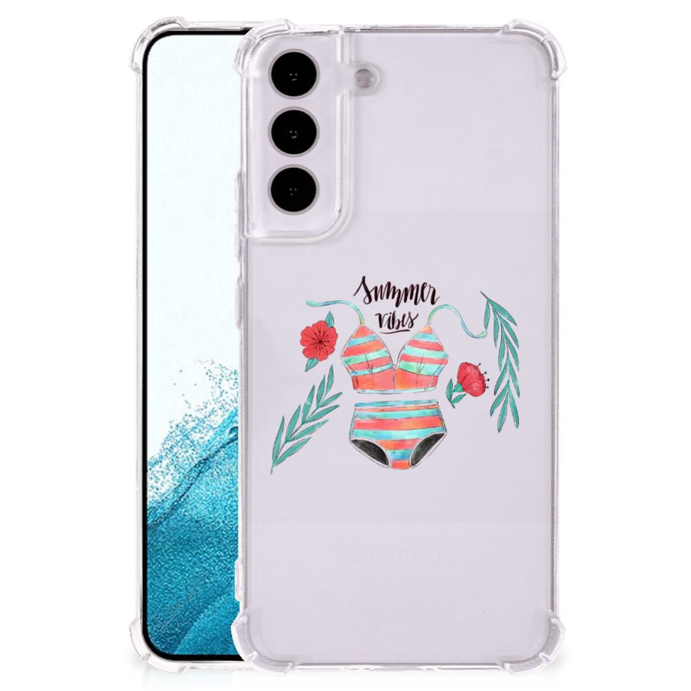 Samsung Galaxy S22 Stevig Bumper Hoesje Boho Summer