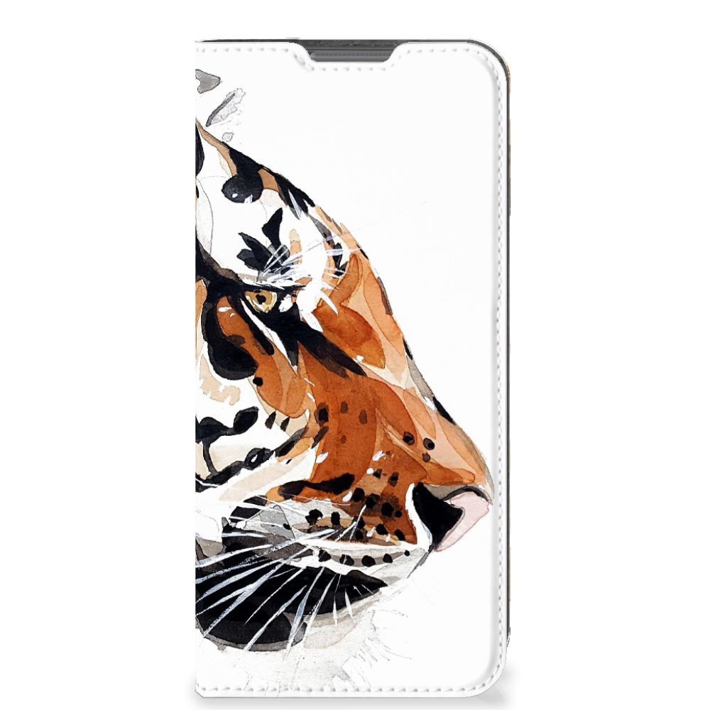 Bookcase OPPO A77 5G | A57 5G Watercolor Tiger - B2C Telecom