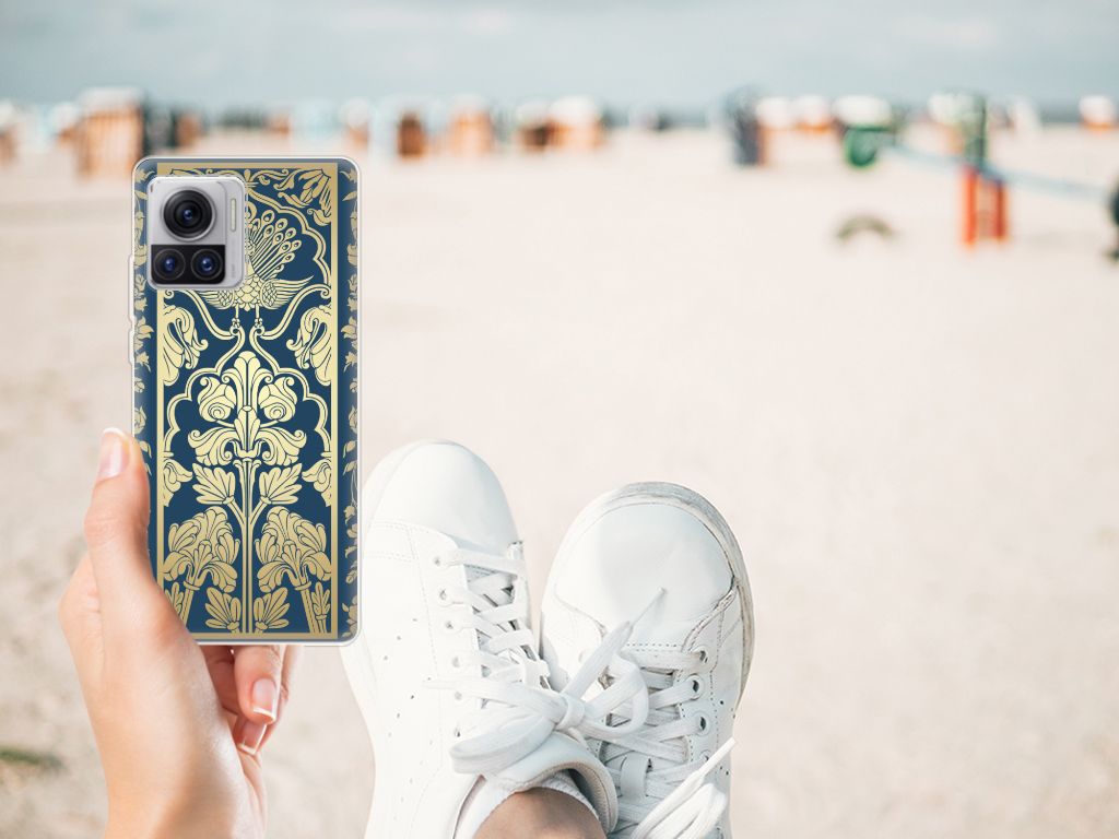 Motorola Moto X30 Pro TPU Case Beige Flowers B2C Telecom