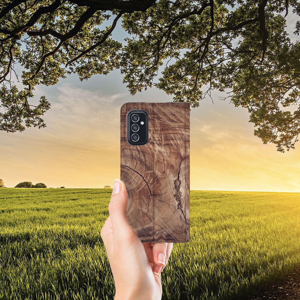 Samsung Galaxy M52 Book Wallet Case Tree Trunk - B2C Telecom