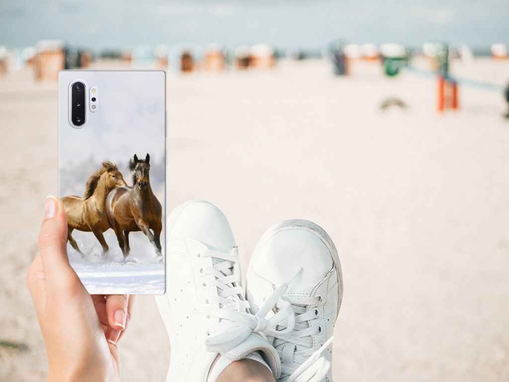 Samsung Galaxy Note 10 Plus TPU Hoesje Paarden
