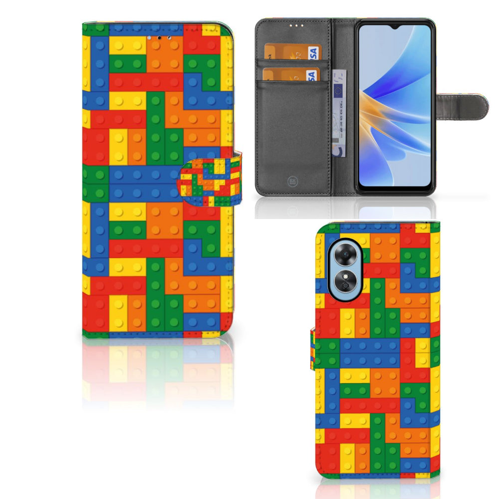OPPO A17 Telefoon Hoesje Blokken