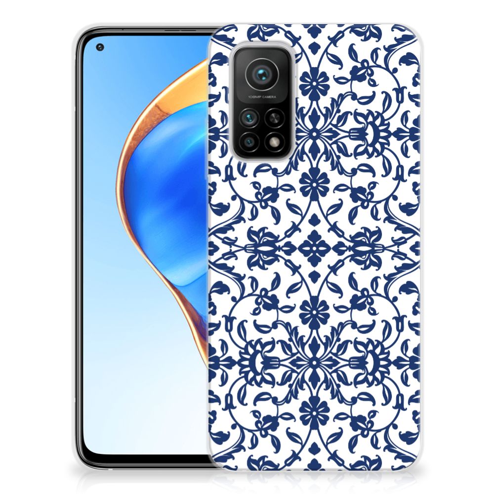 Xiaomi Mi 10T | 10T Pro TPU Case Flower Blue B2C Telecom