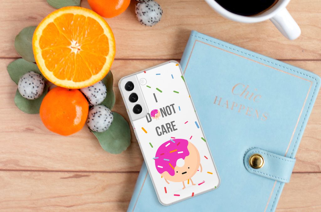 Samsung Galaxy S22 Plus Siliconen Case Donut Roze B2C Telecom