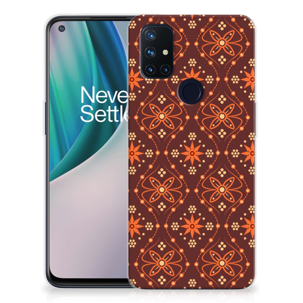 OnePlus Nord N10 5G TPU bumper Batik Brown B2C Telecom
