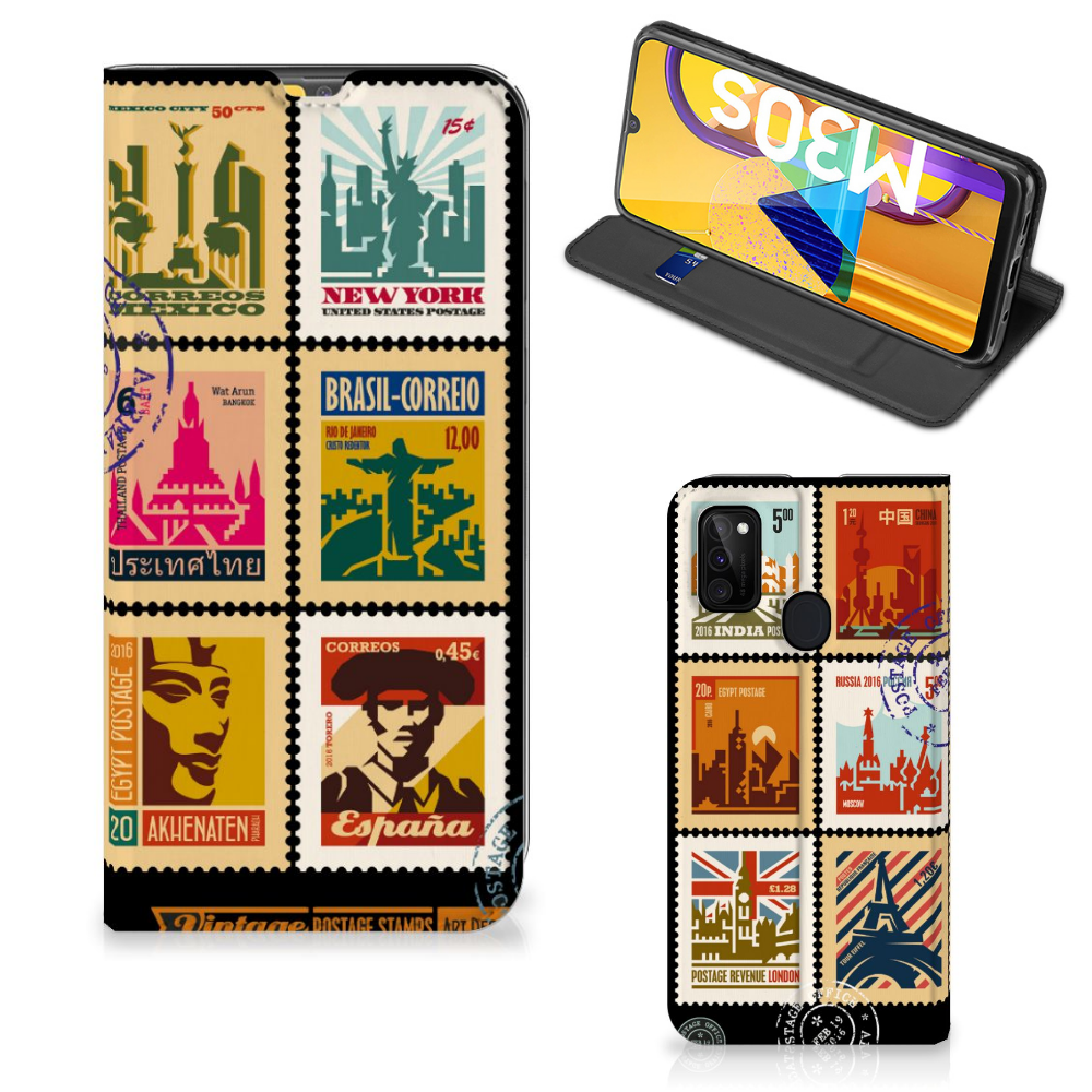Samsung Galaxy M30s | M21 Book Cover Postzegels - B2C Telecom