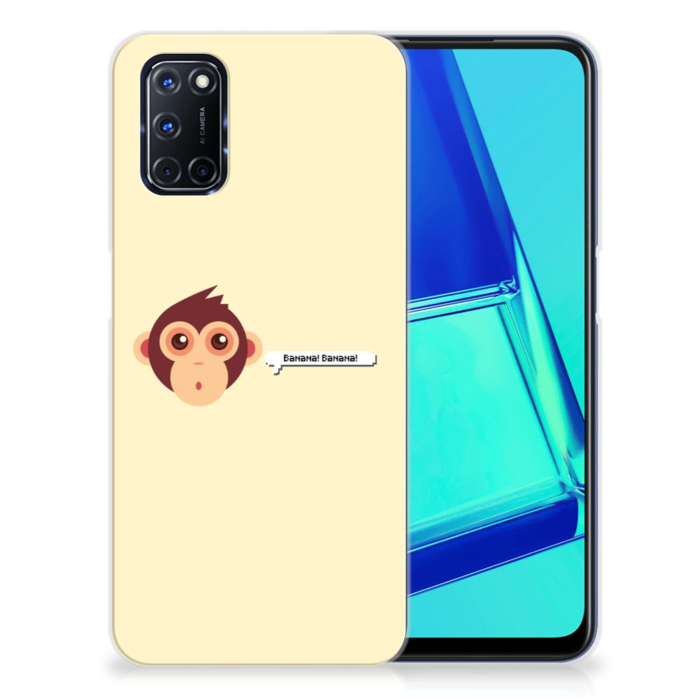OPPO A52 | A72 Telefoonhoesje met Naam Monkey
