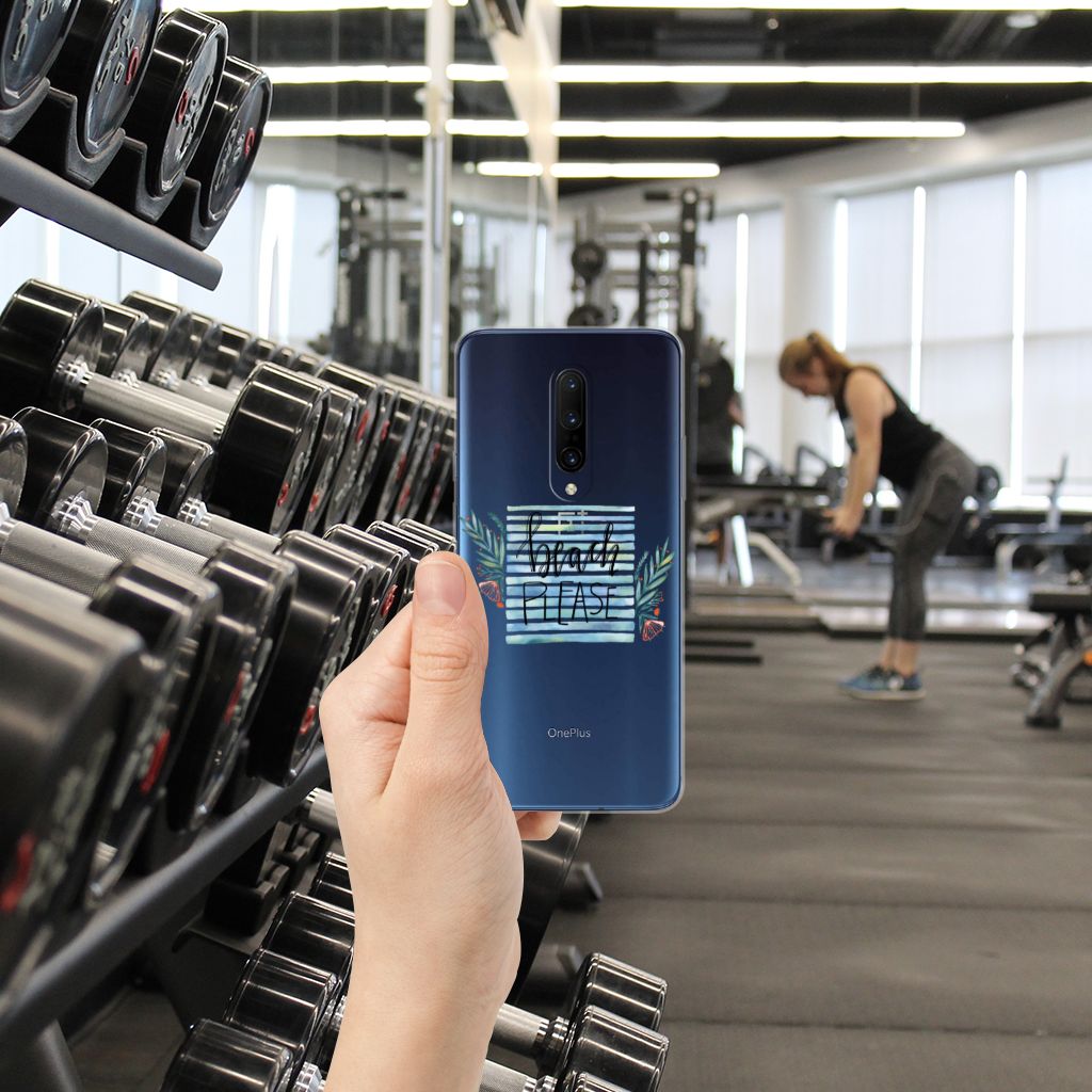 OnePlus 7 Pro Telefoonhoesje met Naam Boho Beach