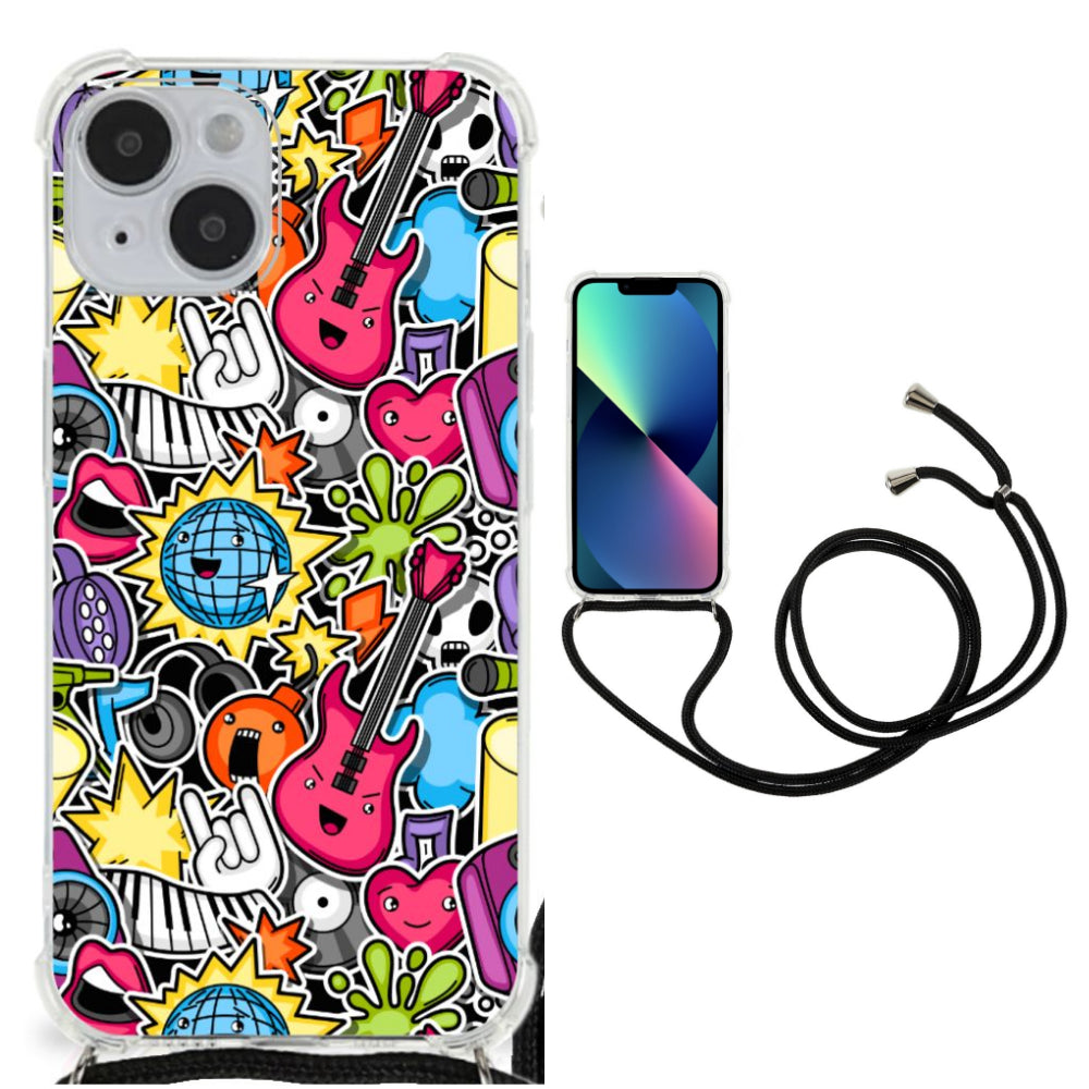 iPhone 14 Anti Shock Bumper Case Punk Rock
