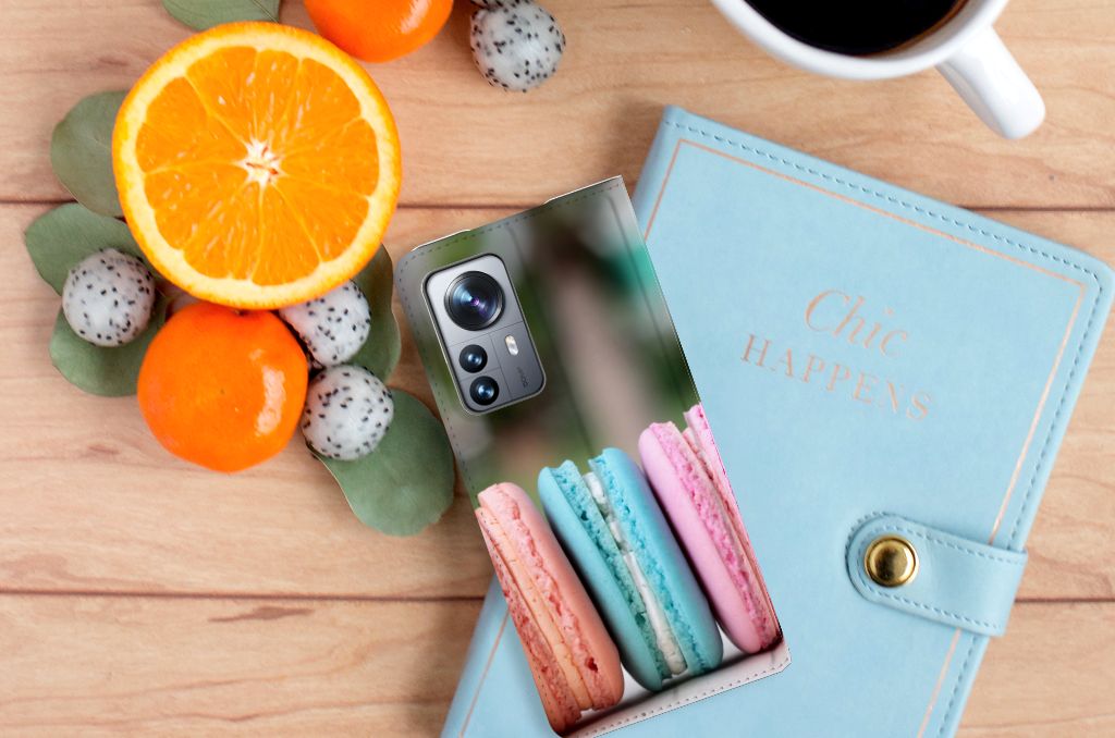 Xiaomi 12 Pro Flip Style Cover Macarons - B2C Telecom