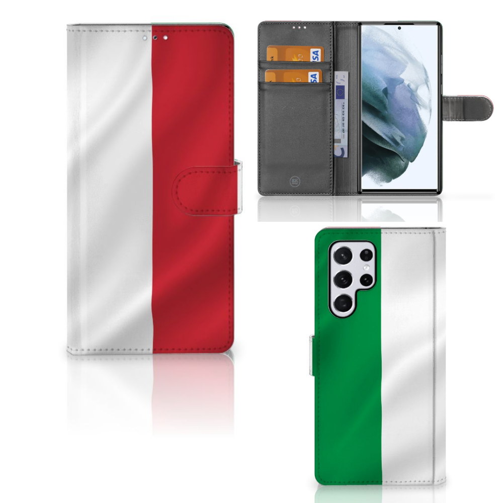 Samsung Galaxy S22 Ultra Bookstyle Case Italië