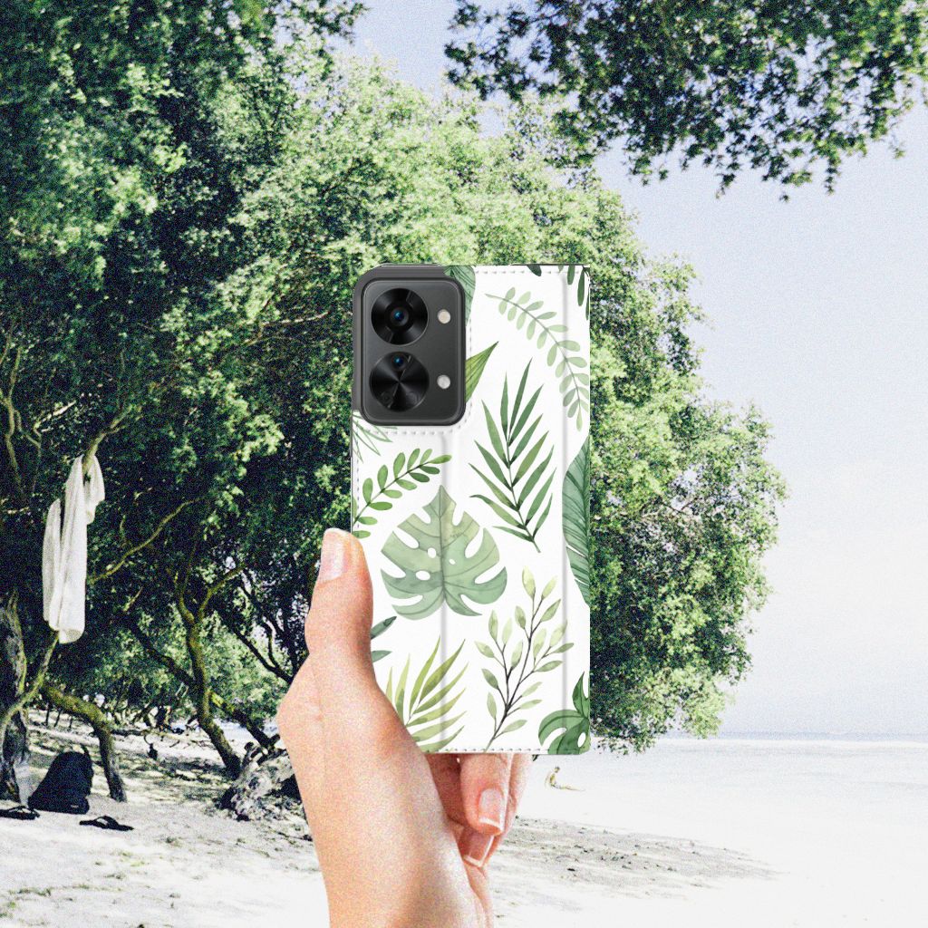 OnePlus Nord 2T Smart Cover Leaves - B2C Telecom