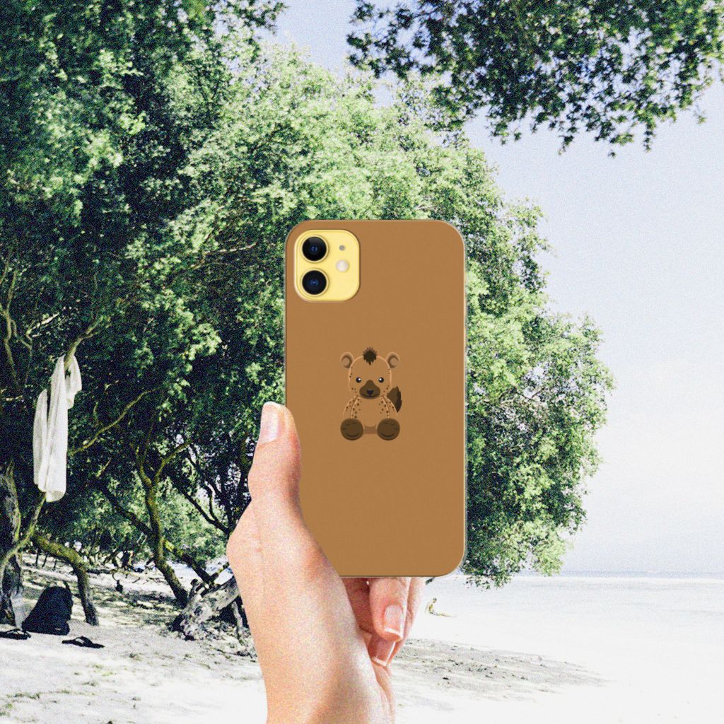 Apple iPhone 11 Telefoonhoesje met Naam Baby Hyena