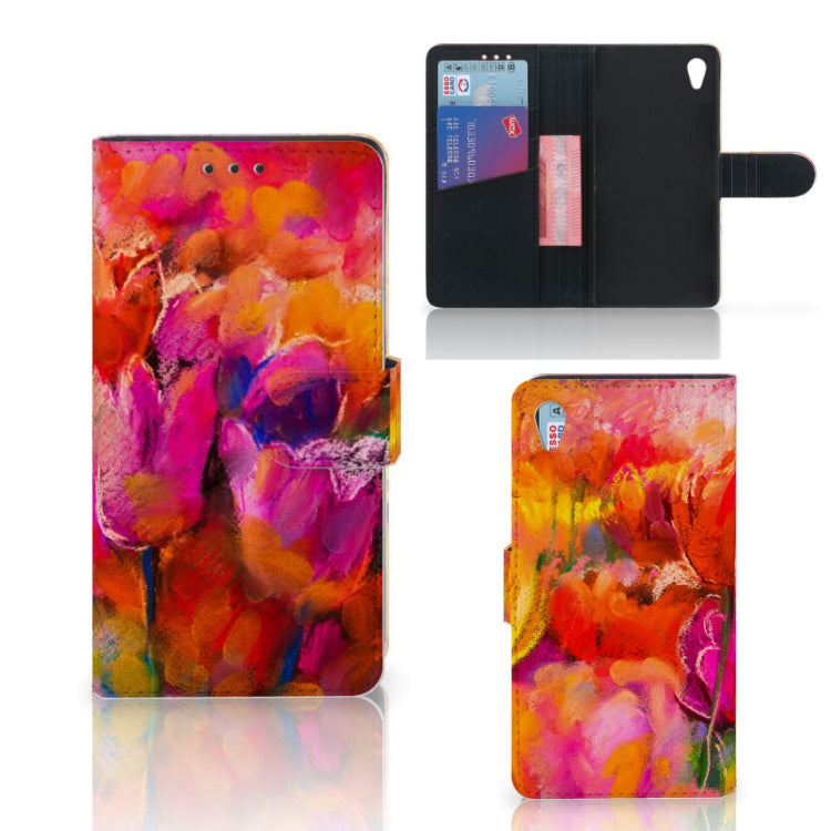 Hoesje Sony Xperia Z3 Tulips