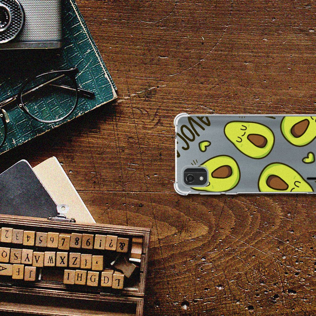 Nokia C2 2nd Edition Stevig Bumper Hoesje Avocado Singing B2C Telecom