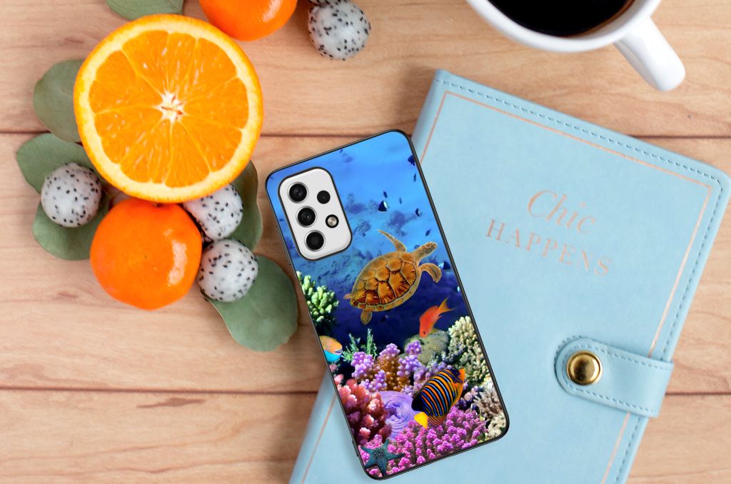 Samsung Galaxy A23 Dierenprint Telefoonhoesje Vissen B2C Telecom