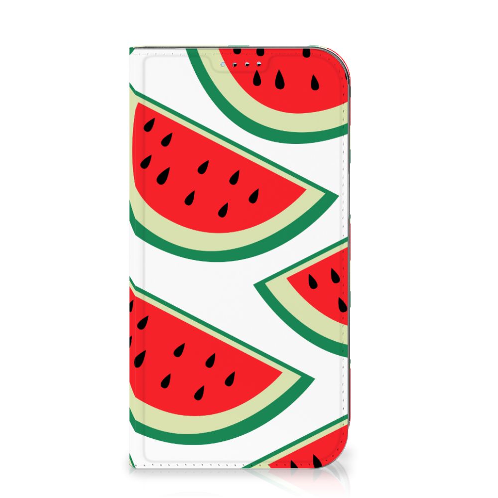 iPhone 15 Flip Style Cover Watermelons met een kleurrijk watermelon patroon đ.