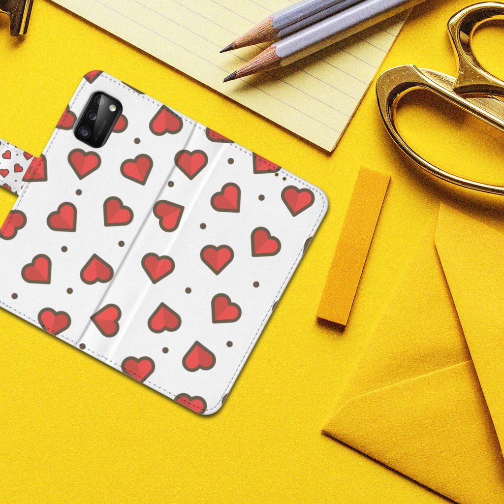 Samsung Galaxy A41 Telefoon Hoesje Hearts