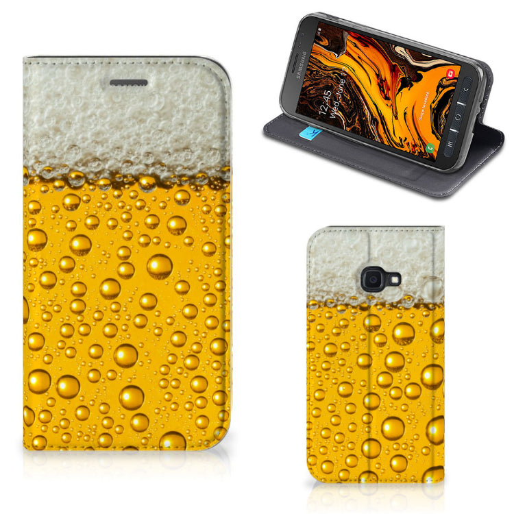 Samsung Galaxy Xcover 4s Flip Style Cover Bier