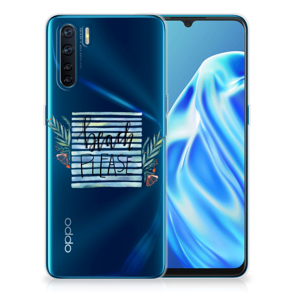 OPPO A91 Telefoonhoesje met Naam Boho Beach B2C Telecom