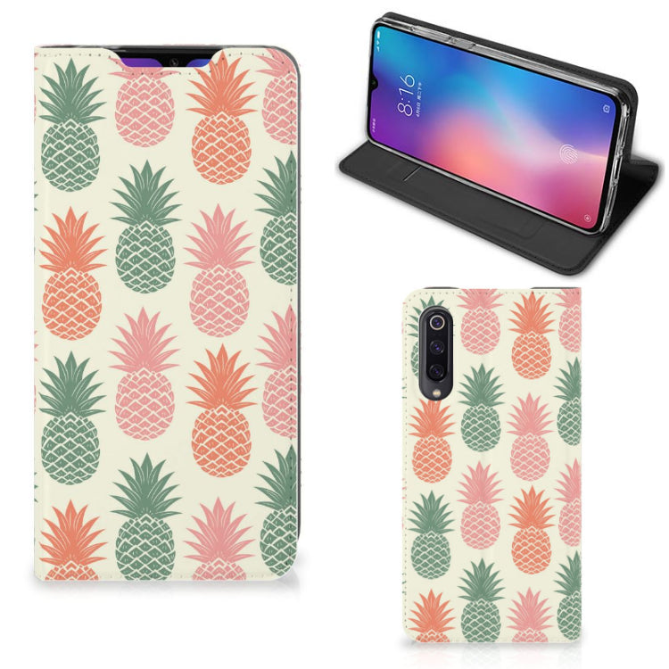 Xiaomi Mi 9 Flip Style Cover Ananas