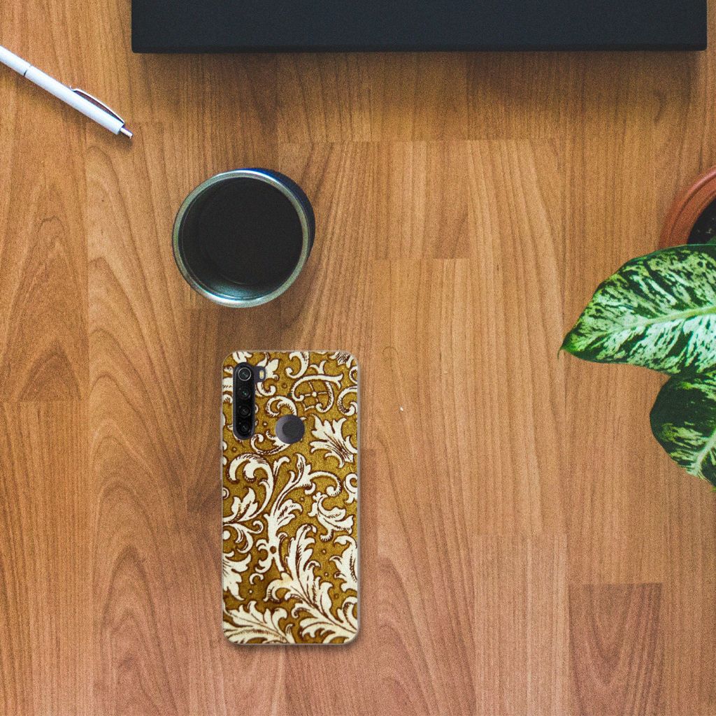 Siliconen Hoesje Xiaomi Redmi Note 8T Barok Goud B2C Telecom
