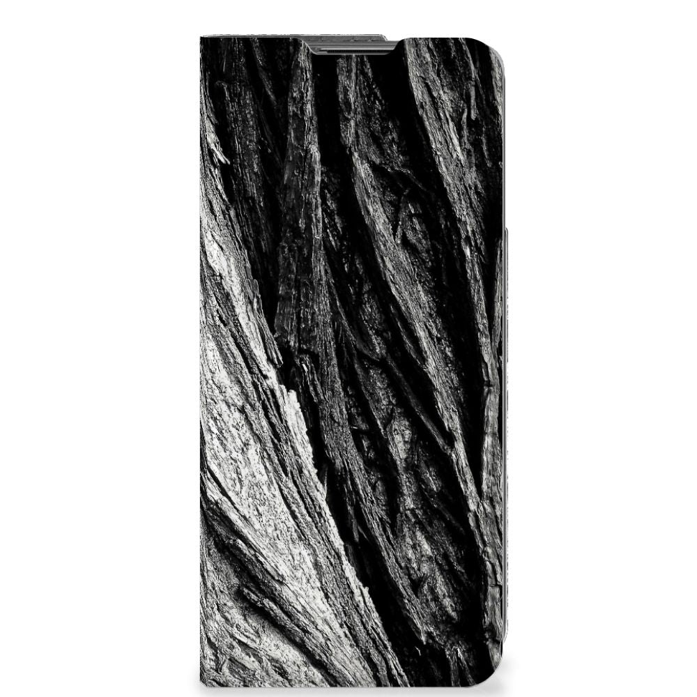 Book Wallet Case OnePlus Nord CE 2 5G Boomschors Grijs - B2C Telecom