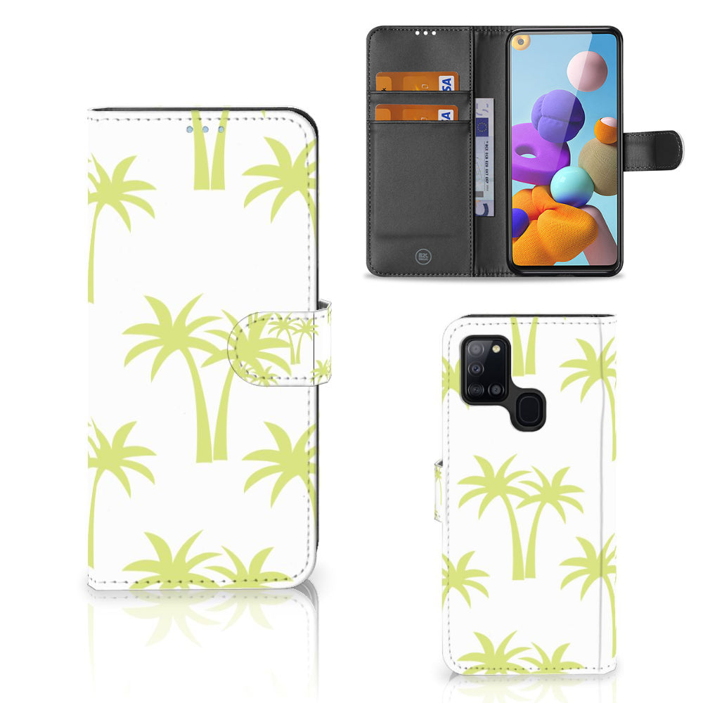 Samsung Galaxy A21s Hoesje Palmtrees