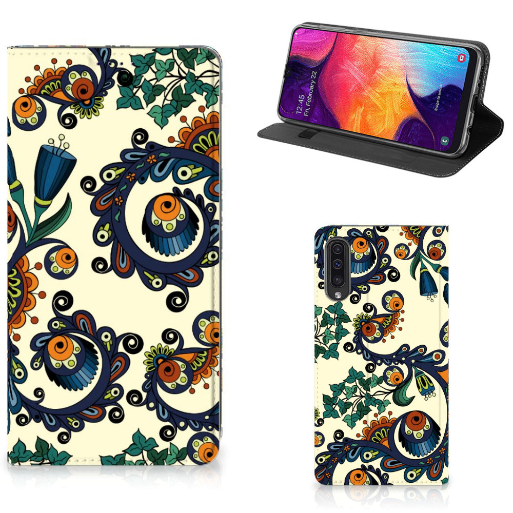 Telefoon Hoesje Samsung Galaxy A50 Barok Flower
