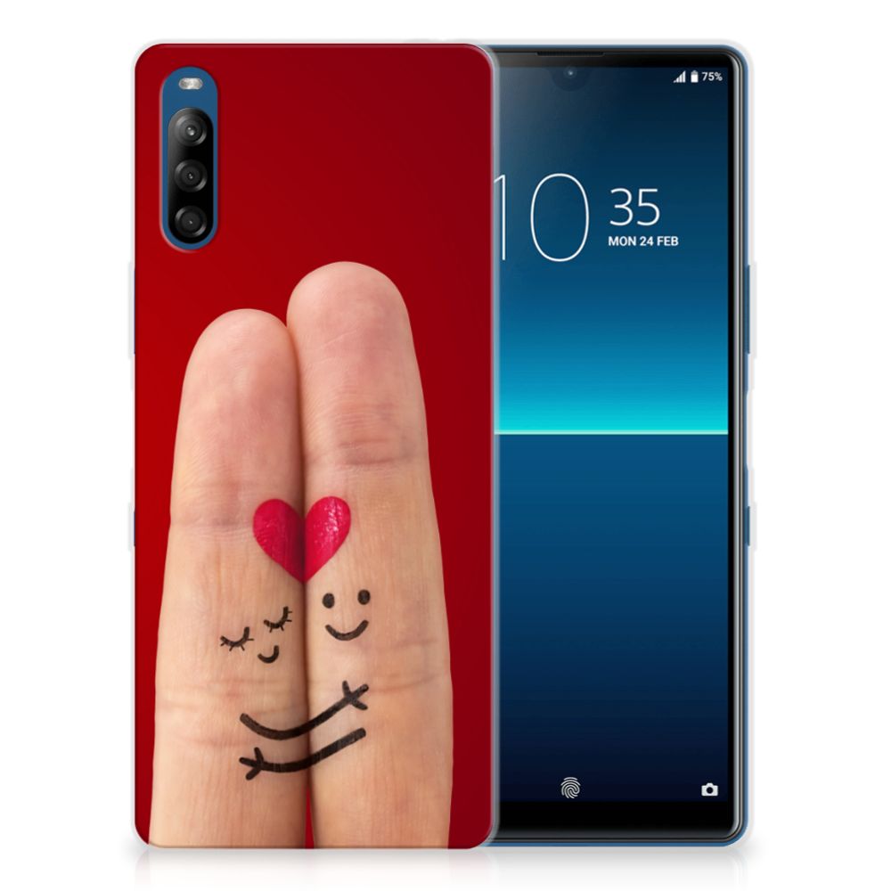Sony Xperia L4 Silicone Back Cover Liefde - Origineel Romantisch Cadeau
