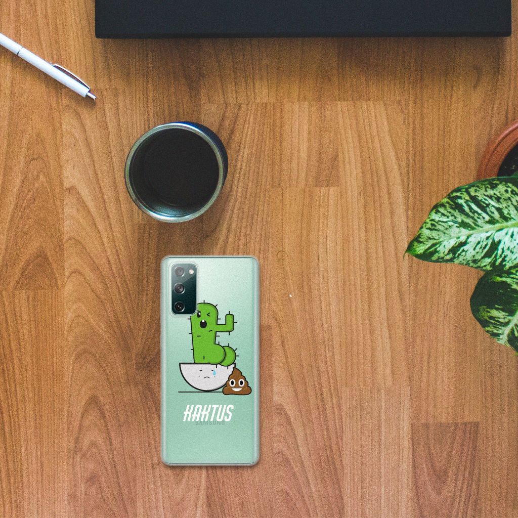 Samsung Galaxy S20 FE Telefoonhoesje met Naam Cactus Poo B2C Telecom