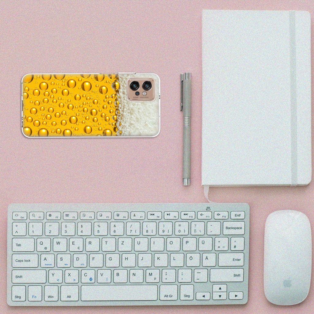 Motorola Moto G32 Siliconen Case Bier