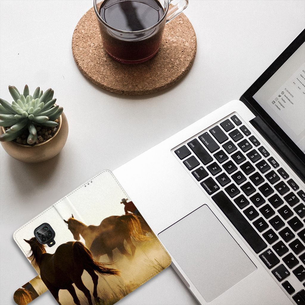 Xiaomi Redmi Note 9 Pro | Note 9S Telefoonhoesje met Pasjes Design Cowboy