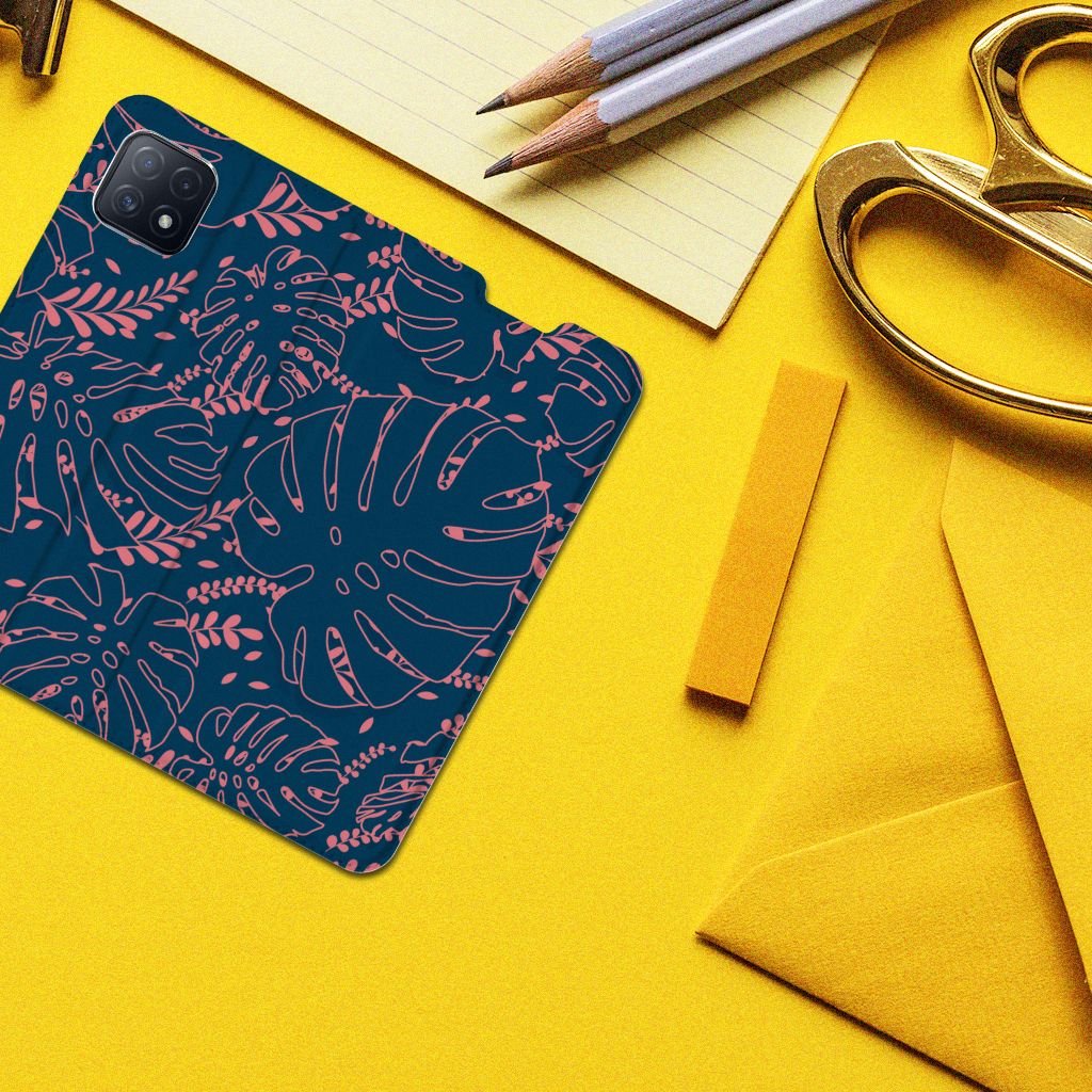 OPPO A73 5G Smart Cover Palm Leaves - B2C Telecom