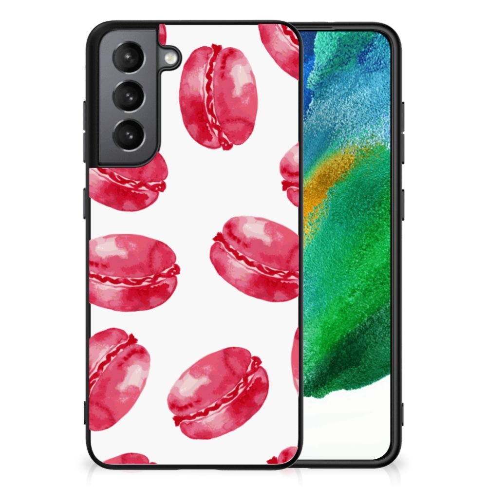 Samsung Galaxy S21FE Back Cover Hoesje Pink Macarons