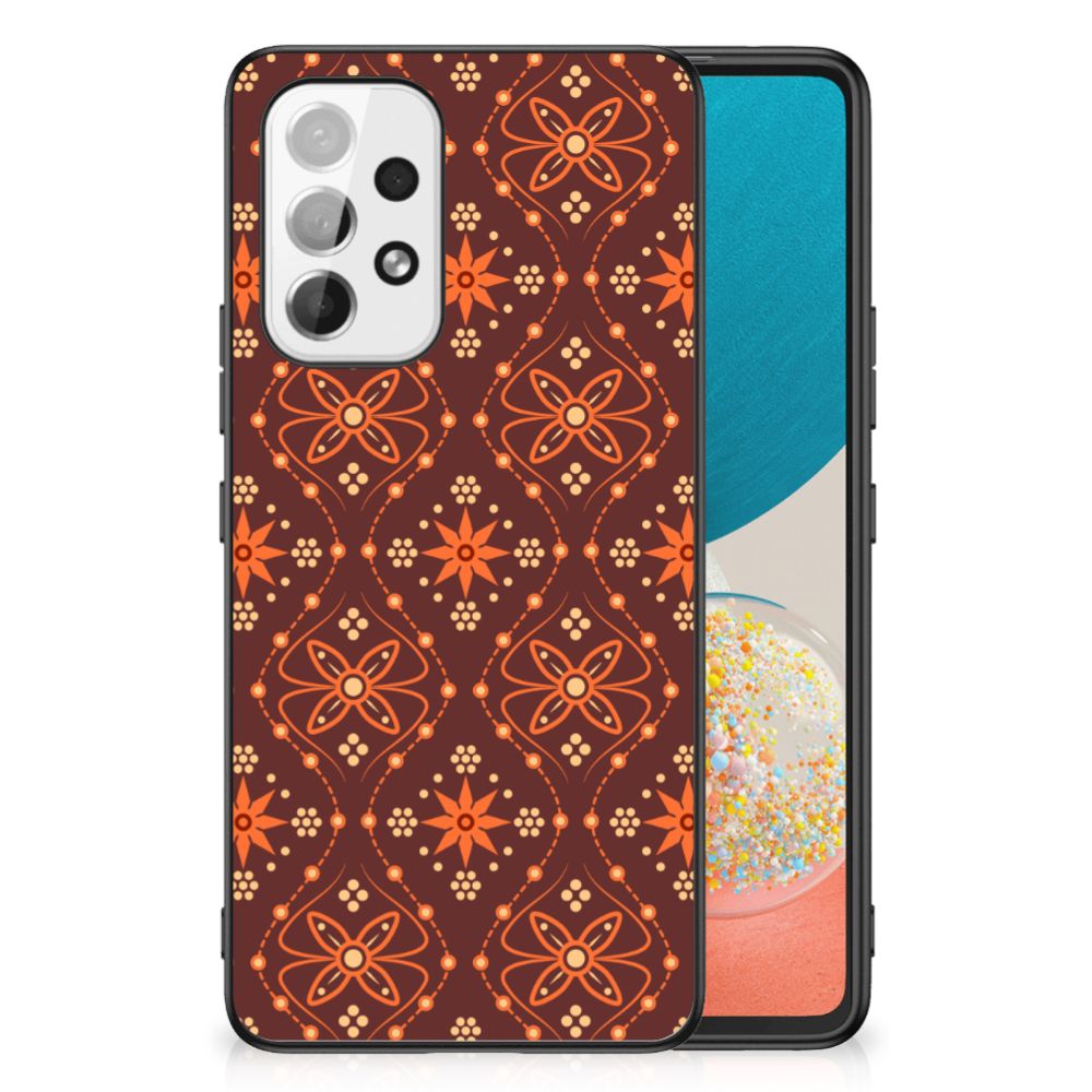Samsung Galaxy A53 Back Case Batik Brown
