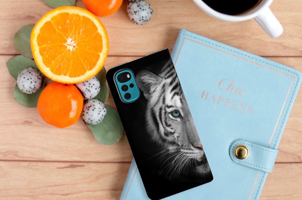 Motorola Moto G22 Hoesje maken Tijger - B2C Telecom