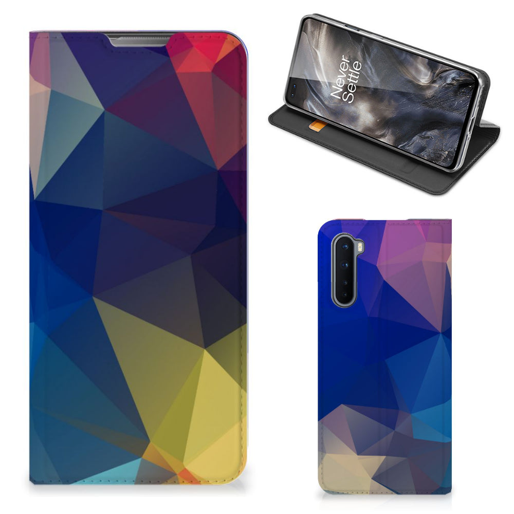 OnePlus Nord Stand Case Polygon Dark