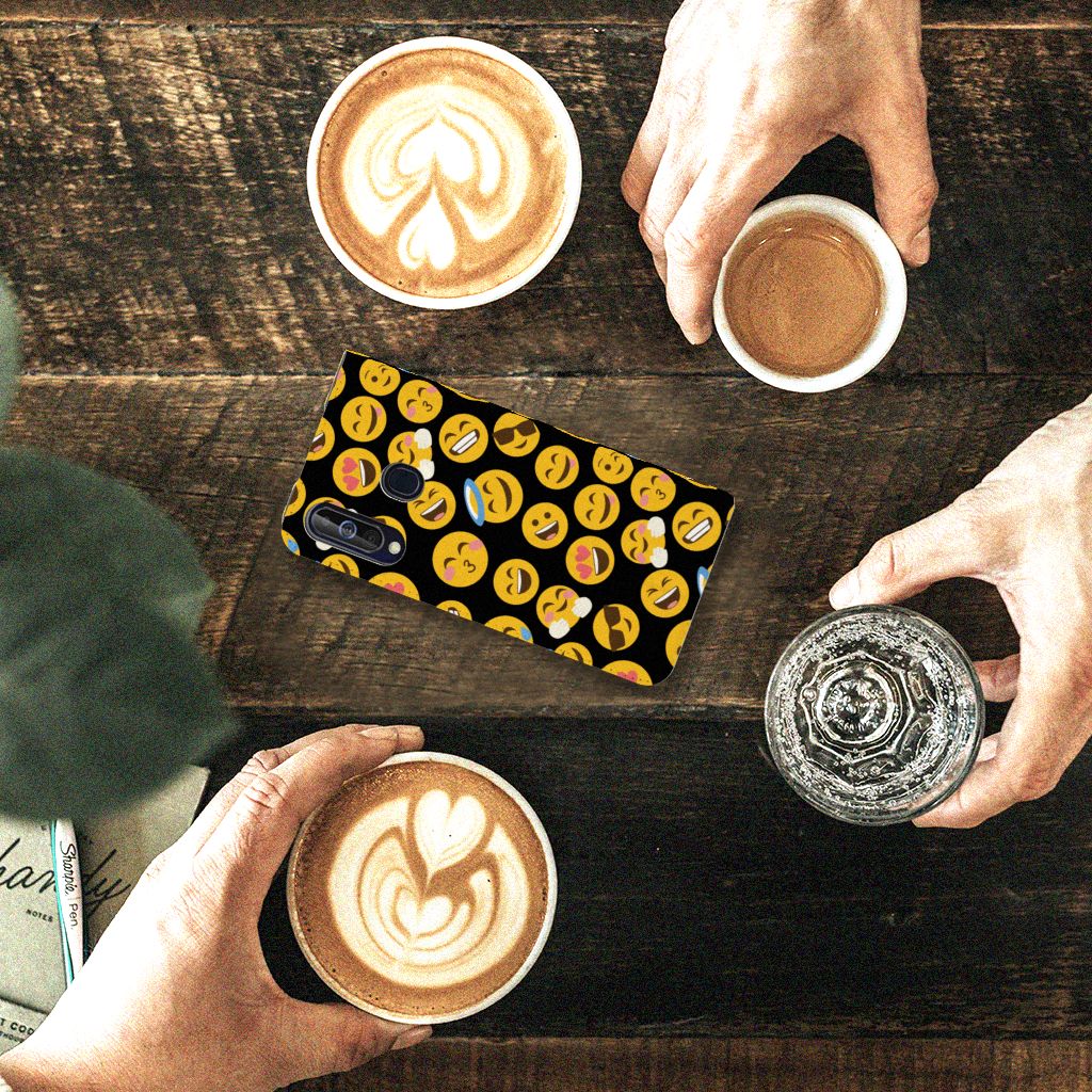 Samsung Galaxy A60 Hoesje met Magneet Emoji