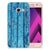 Samsung Galaxy A3 2017 Bumper Hoesje Wood Blue