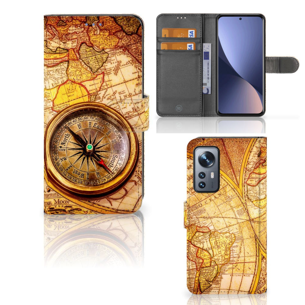 Xiaomi 12 | 12X Flip Cover Kompas