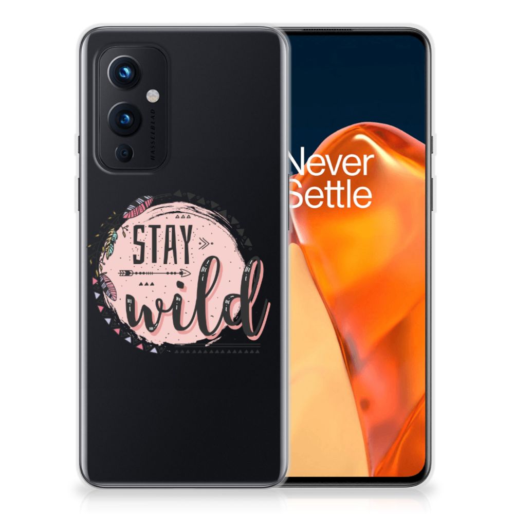 OnePlus 9 Telefoonhoesje met Naam Boho Stay Wild B2C Telecom