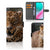 Samsung Galaxy M54 Telefoonhoesje met Pasjes Luipaard